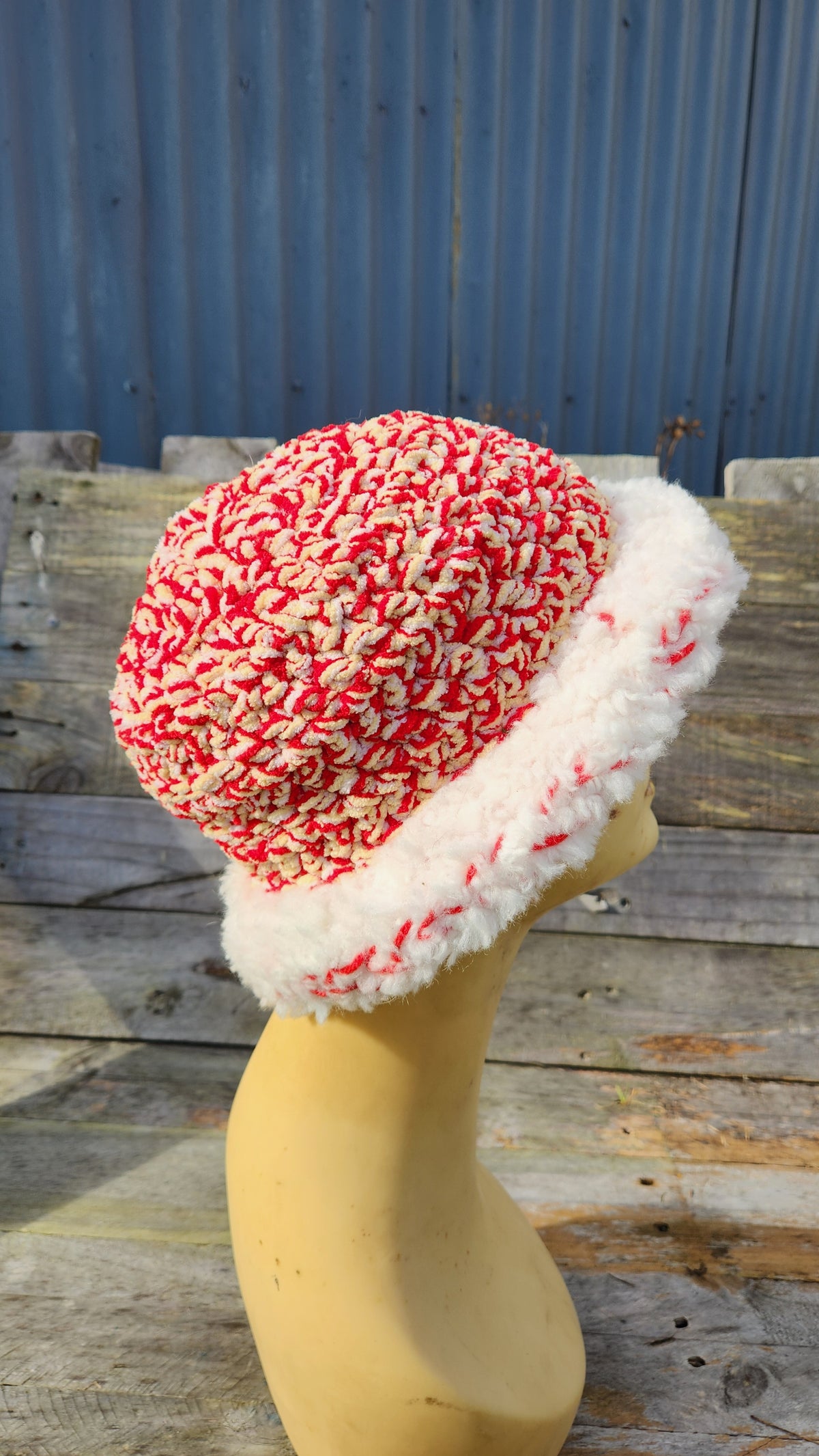 Candy Cane Bucket Hat