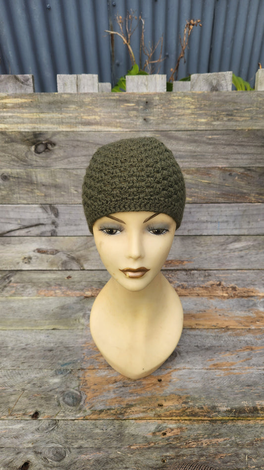 Green Skullcap Beanie