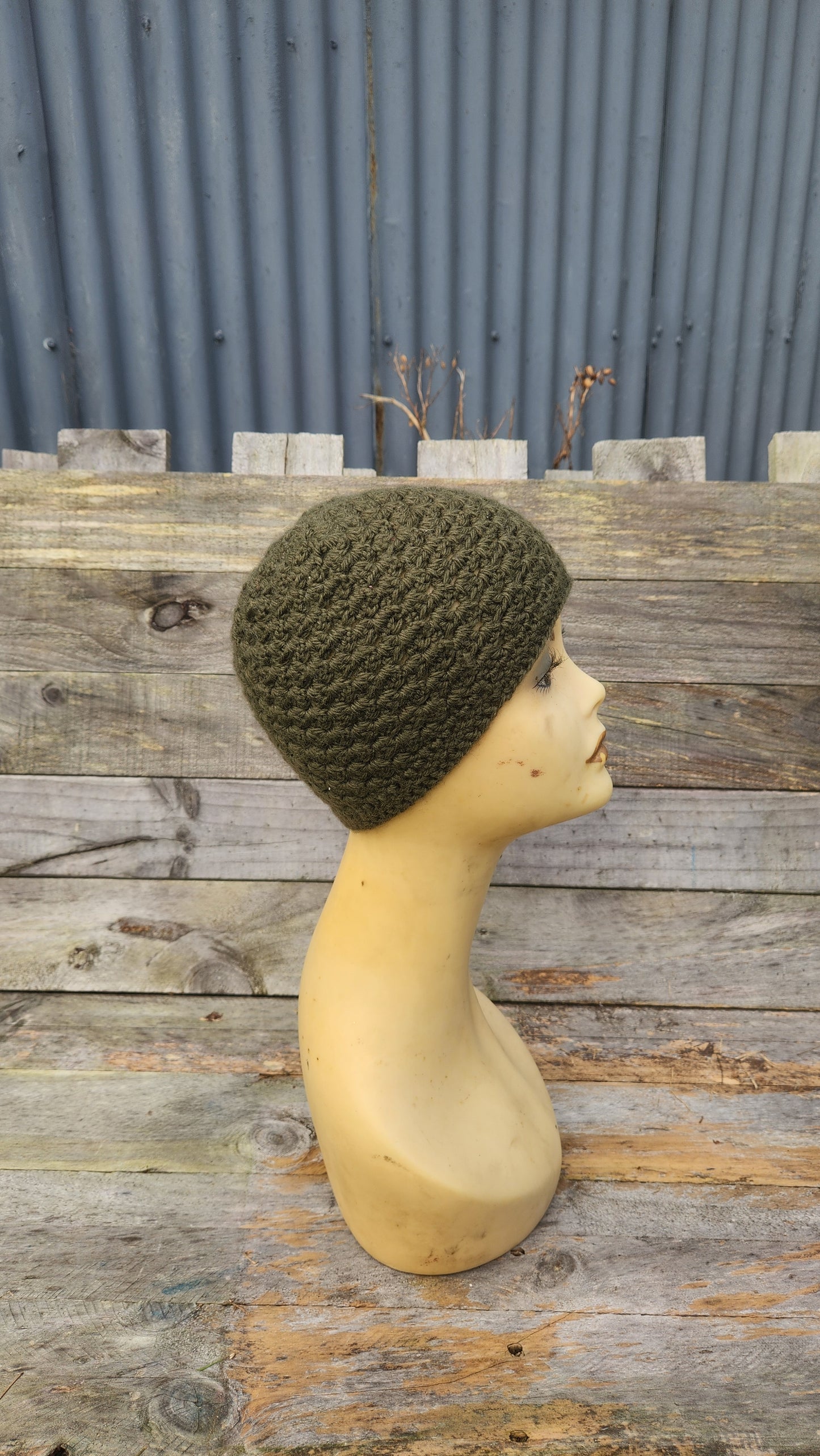 Green Skullcap Beanie